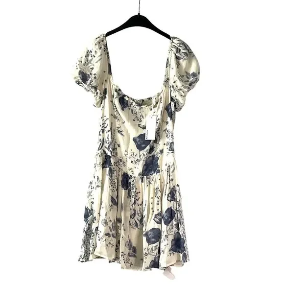 knee length dresses for ladies Ref Davonne Floral Viscose Mini Dress